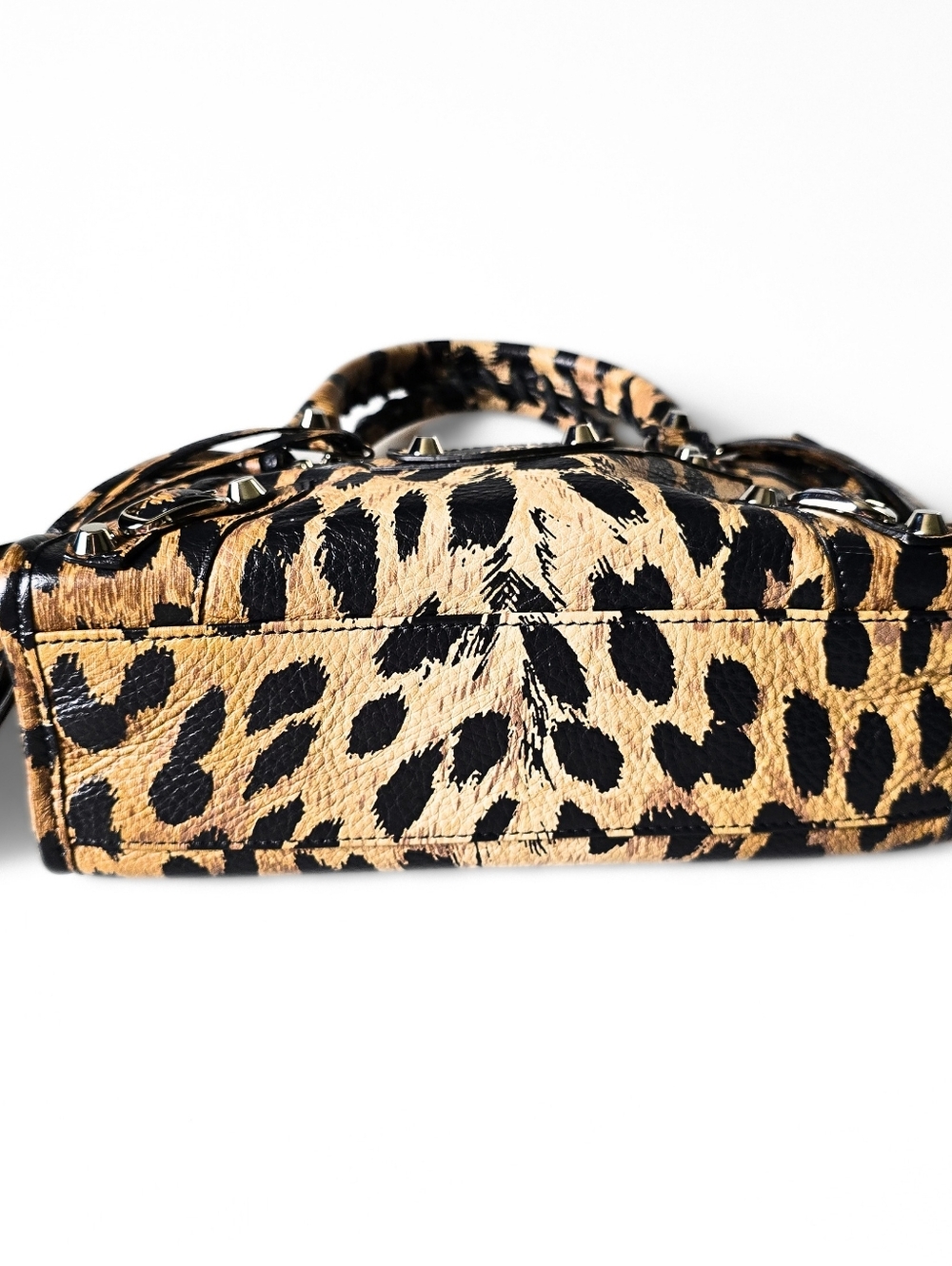 Balenciaga City Bag Mini Leopard Print Leather - Picture 6 of 14